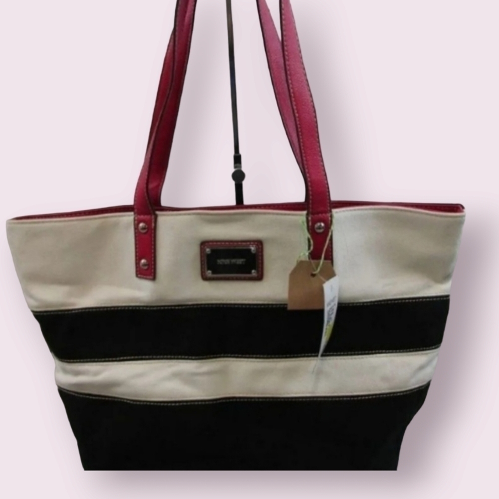 Nine West Canvas Freeport Tote | NEW